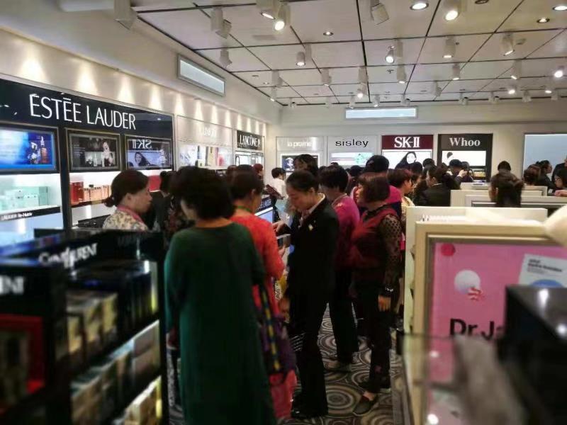 歌詩達(dá)郵輪大西洋號中免集團免稅店成功試營業(yè)