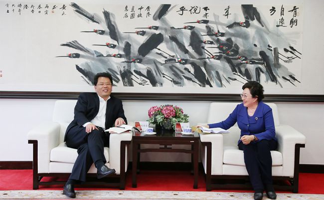 雲(yún)南省人民政府劉慧晏副省長一行到訪集團(tuán)（圖）